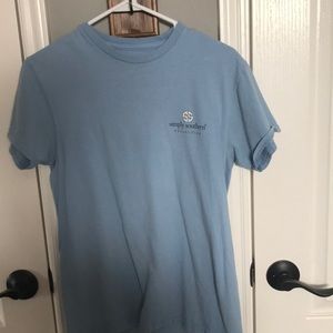 Simply southern light blue shirt